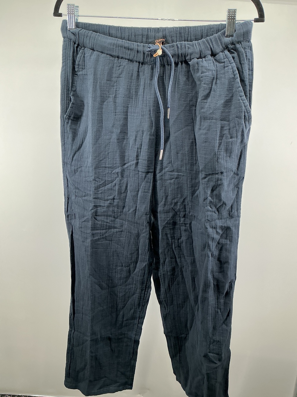 100% Organic Cotton Gauze Straight Leg Pants